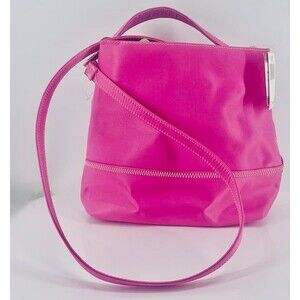 Tommy Hilfiger Purse Sz Med Spring Pink & Green Easy Clean Bonus Coin Purse NWT